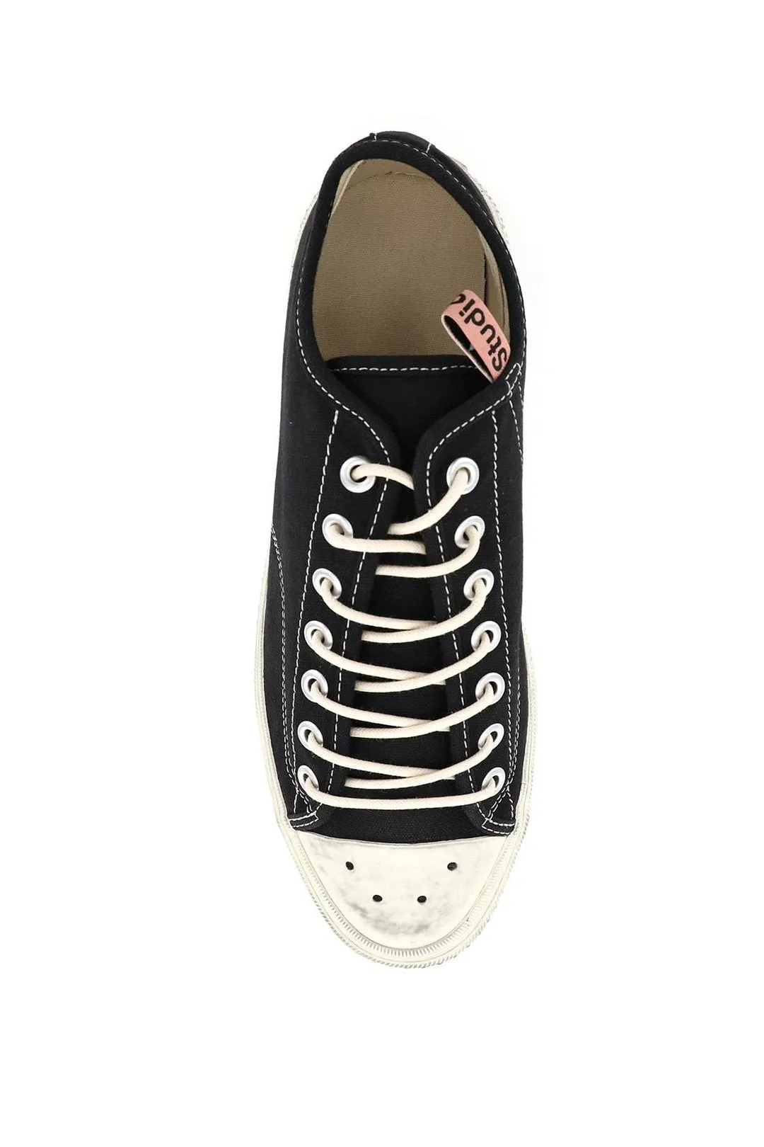 Acne Studios Distressed Low Top Tumbled Sneakers