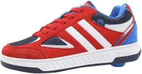 Beppi Roller Sneakers for Girls & Boys –Skate Shoes with Wheels Red, Size 13