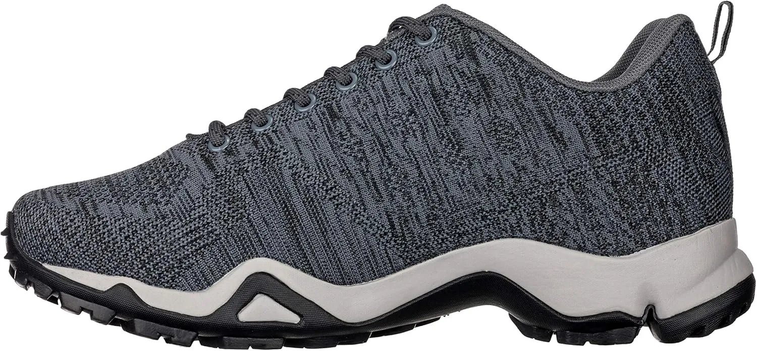 CALTO Men's Invisible Height Increasing Elevator Shoes - Grey Super Lightweight Sporty Sneakers - 2.4 Inches Taller - Q104 - Size 11 D(M) US