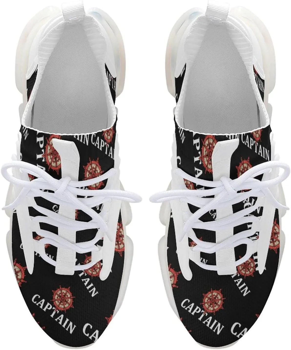 Captain's Rudder Mens Sneakers Running Shoes Lightweight Athletic Shoes for Jogging Walking Gym