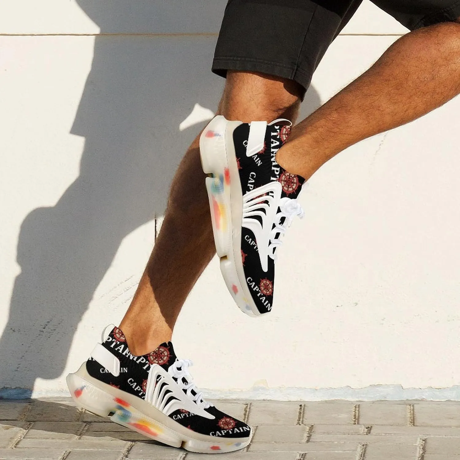 Captain's Rudder Mens Sneakers Running Shoes Lightweight Athletic Shoes for Jogging Walking Gym