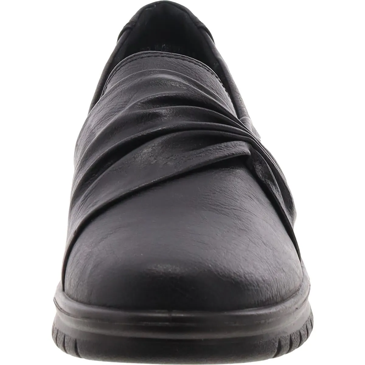 Easy Street Womens Faith Leather Slip On Casual And Fashion Sneakers