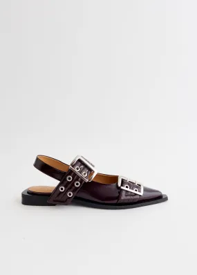 Feminine Buckle Ballerinas