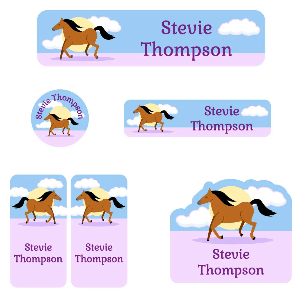 Horse Daycare Labels Pack
