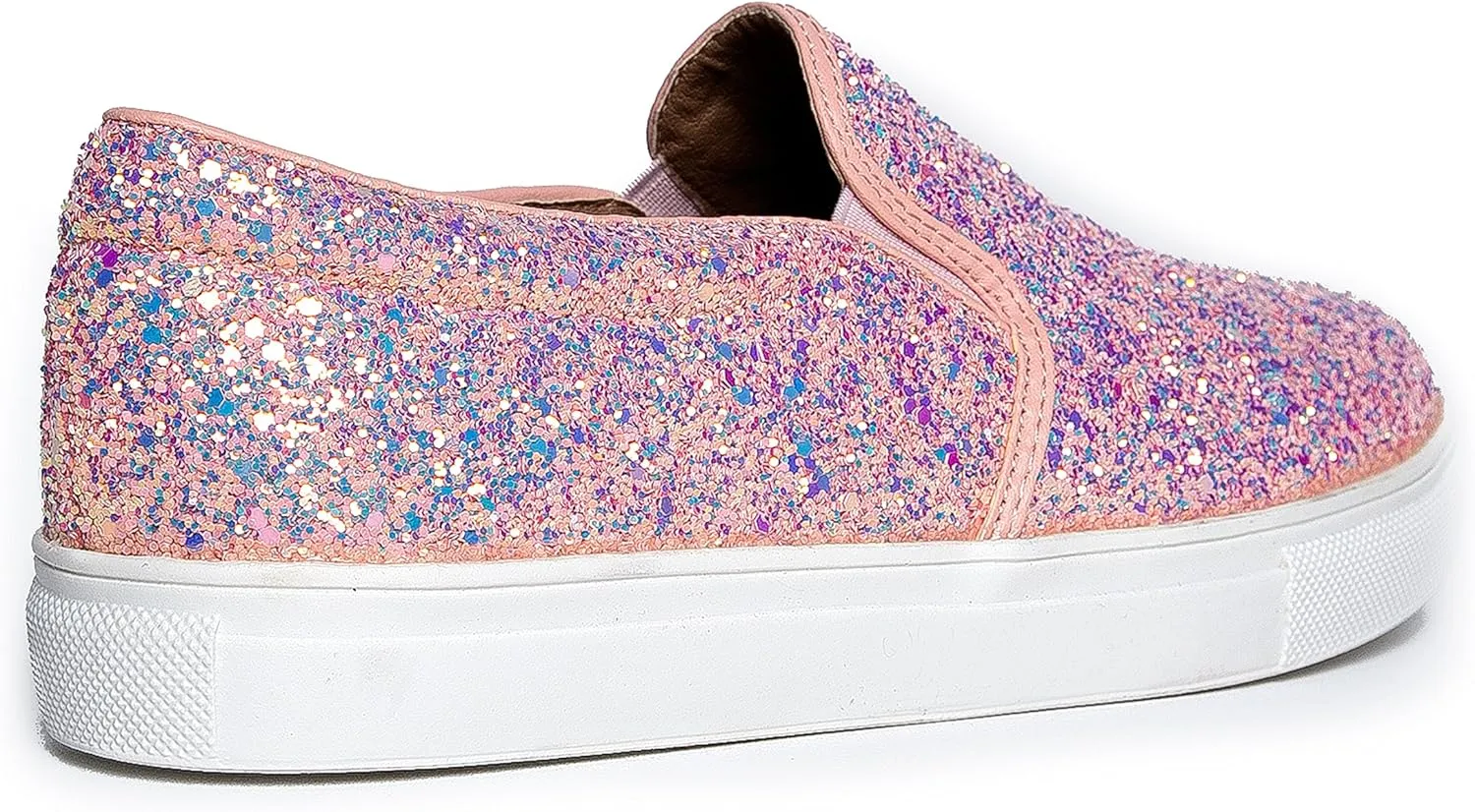 J. Adams Glimmer Sneakers for Women - Casual Glam Slip On Walking Shoes