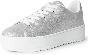 J. Adams Hero Platform Sneakers for Women - Casual Lace Up Fashion Tennis Shoes