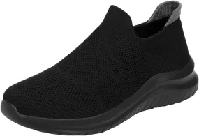 Men's Mesh Sneakers Womens Slip On Sneakers with Arch Support Shoes for Women Round Toe Slip On Casual Women Loafers Womens White Sneakers Wide Width