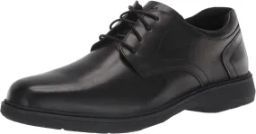 Nunn Bush Men's Pro Plain Toe Oxford with Kore Slip Resistant Comfort Technology