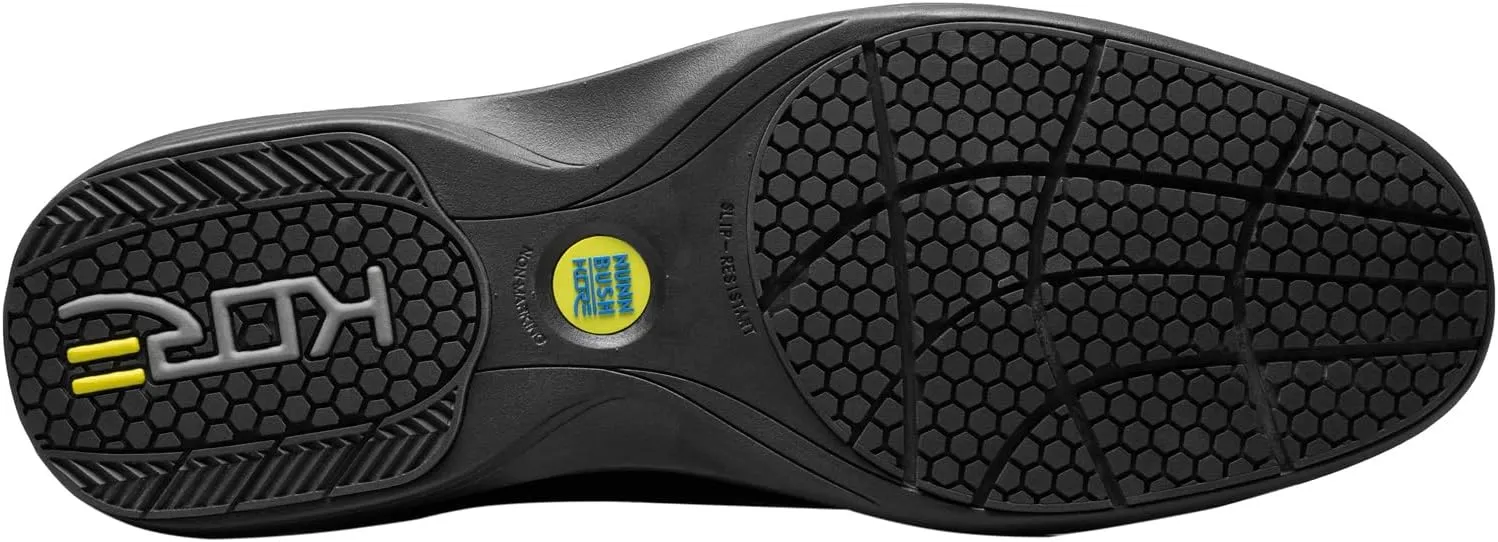 Nunn Bush Men's Pro Plain Toe Oxford with Kore Slip Resistant Comfort Technology