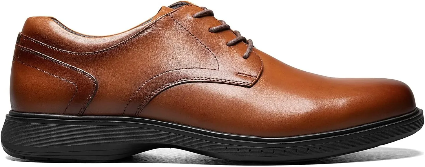 Nunn Bush Men's Pro Plain Toe Oxford with Kore Slip Resistant Comfort Technology