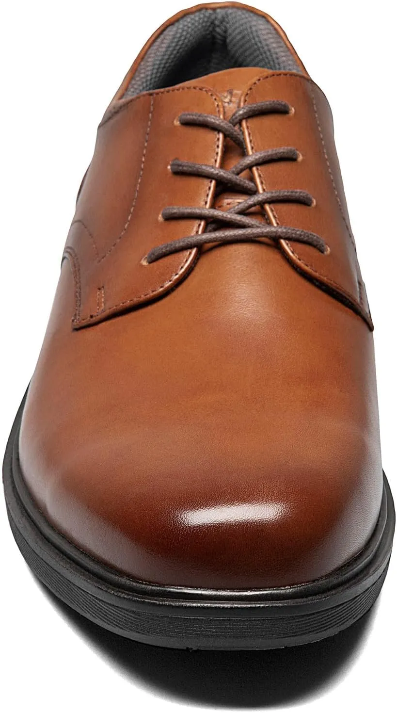 Nunn Bush Men's Pro Plain Toe Oxford with Kore Slip Resistant Comfort Technology