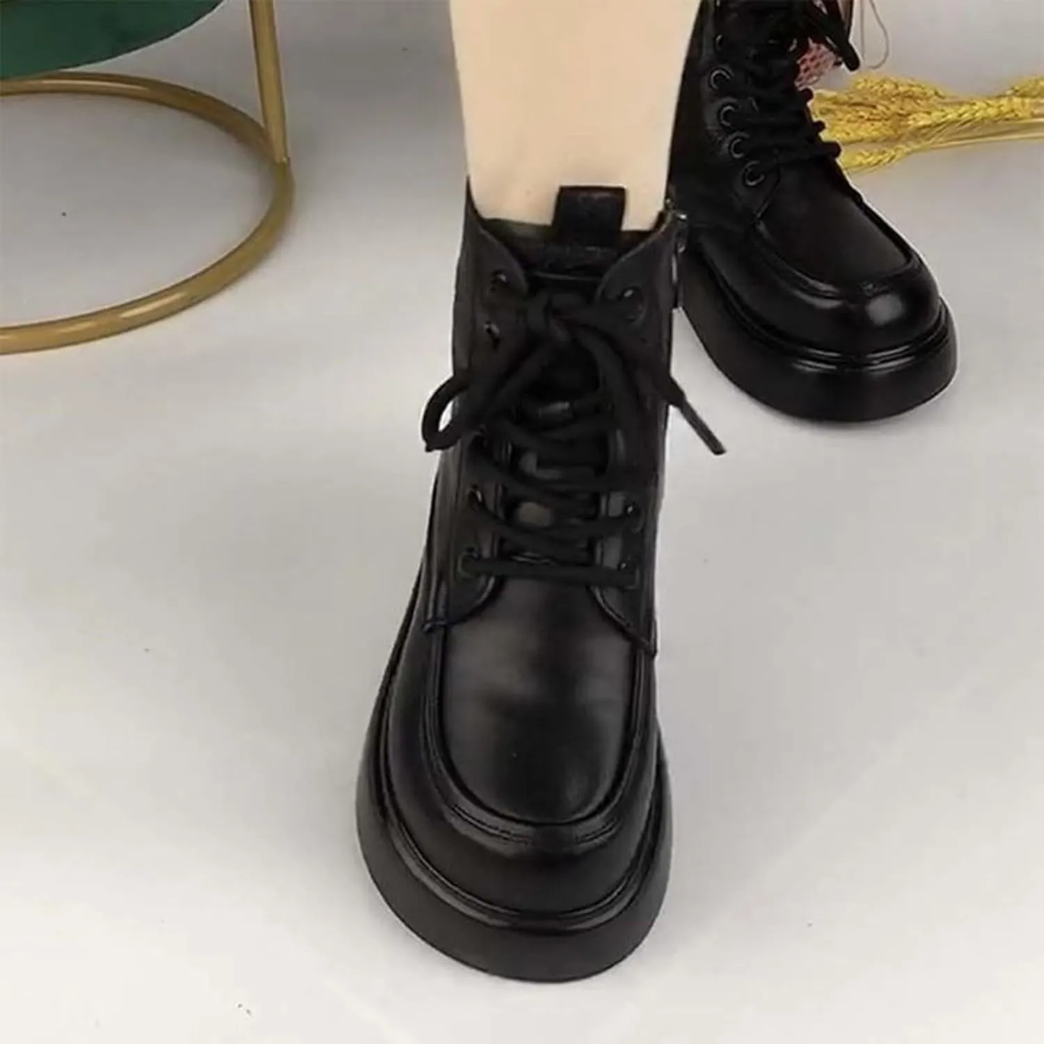 Snow Boots for Women Ladies Boots Waterproof Suede Mid Calf Winter Boots Warm Plush Lined Womens Boots for Walking