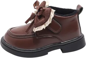 Toddler Girls Winter Cute Bowknot Furry Ankle Boots Furry Soft Thick Bottom Non Slip Water Toddler Girl Size 11 Boots