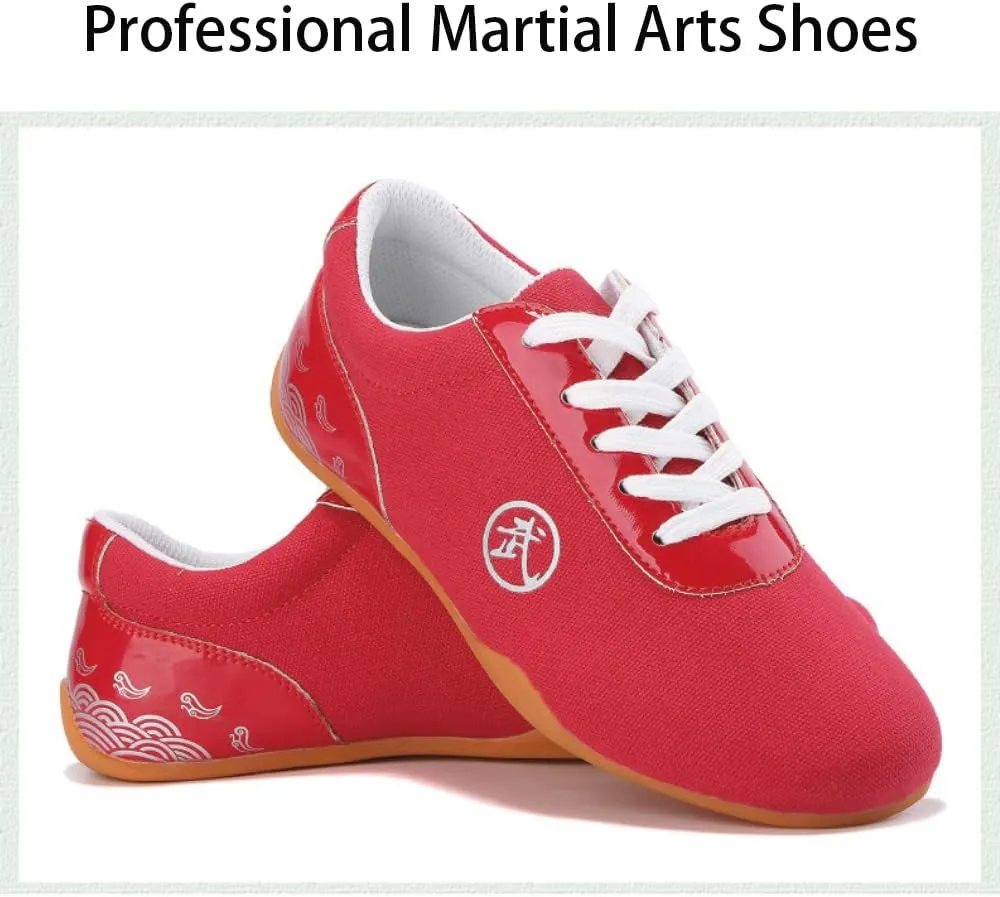 Unisex Martial Arts Taichi Shoes,Cushioning Running Shoes, Sneakers for Running, Walking, Fitness, Gym,,