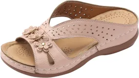 Womens Flip Flops Summer Dressy Wedge Sandals Orthopedic Platform Sandals Casual Comfortable Walking Shoes