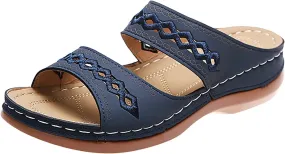Womens Flip Flops Summer Dressy Wedge Sandals Orthopedic Platform Sandals Casual Comfortable Walking Shoes