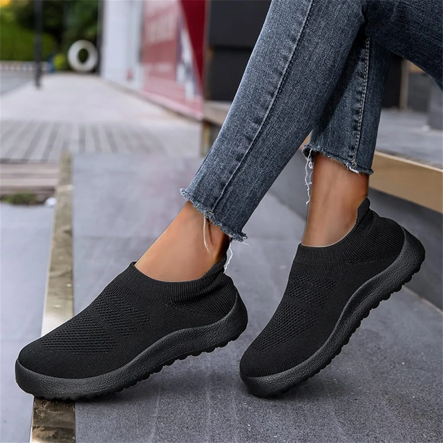 Women's Slip-on Shoes Wide Width Sneakers Hands Free Running Shoes for Men Wide Men's Casual Shoes Slip On Sneakers Platform Tennis Shoe Casual Loafers